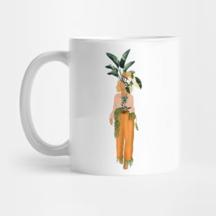 Modern plant Lady 6 Mug